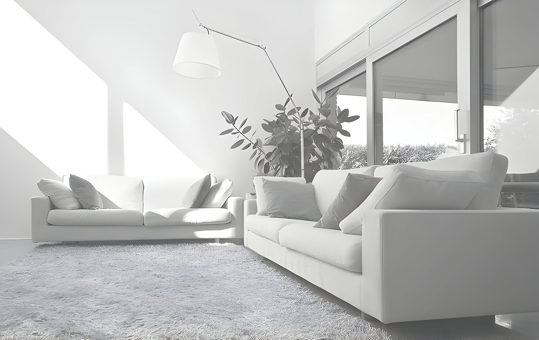 How to Create Monochrome Interior Design using Giant Bear Statues