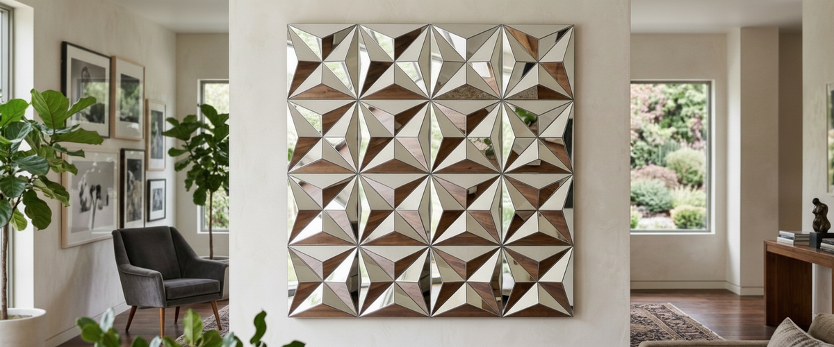 3D Mirror Wall Art: Check the Opposite Wall Before You Buy - 3d mirror wall art