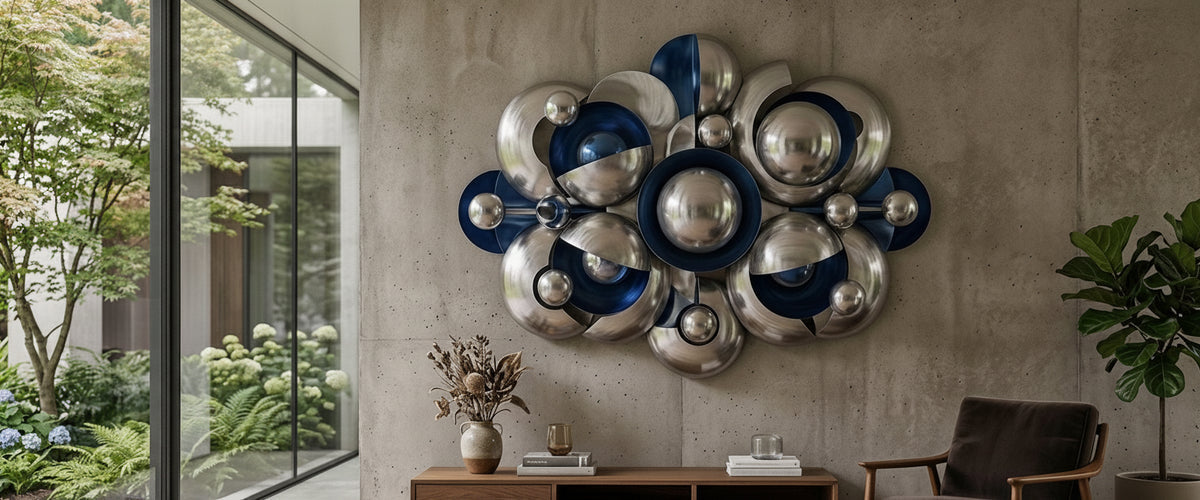 Contemporary Metal Wall Art: How to Place It so It Actually Lands - contemporary metal wall art