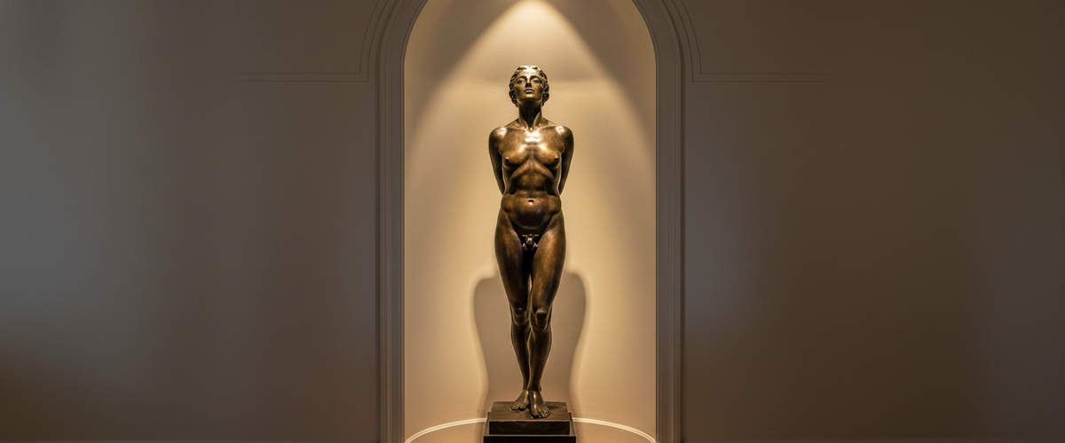 Emphasis by Placement in Art: How to Make One Sculpture Run the Room - emphasis by placement in art