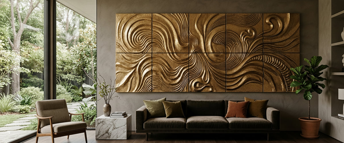 Extra Large Wall Art: How to Get the Scale Right in a Living Room - extra large wall