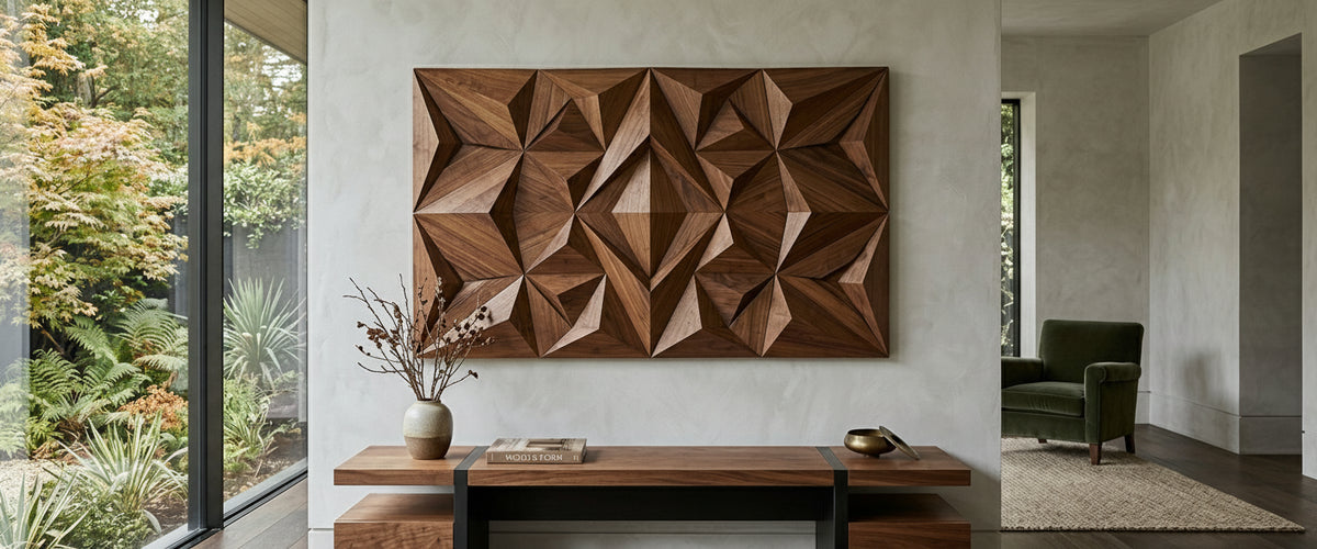 Geometric Wall Art: A Buyer's Guide to Materials, Scale and Placement - geometric wall art