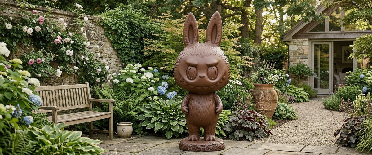 Giant Brown Labubu Sculpture: A Placement Guide for Big Rooms and Big Gardens - giant brown labubu sculpture