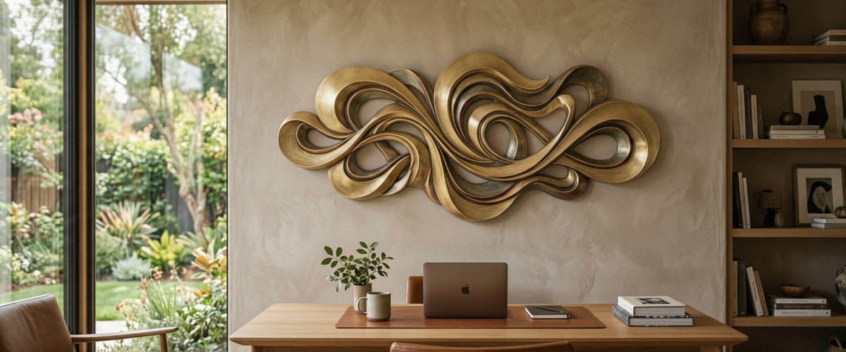 Home Office Wall Art That Holds up on Camera and in Person - home office wall