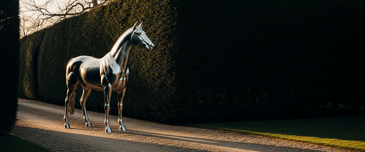The Garden That Was Asking for a Horse: Choosing an Outdoor Horse Sculpture - horse sculpture outdoor