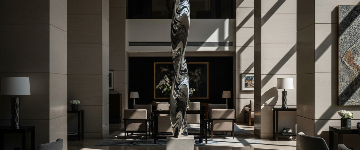 Hotel Lobby Metal Sculpture: A Placement Playbook for Designers - hotel lobby metal
