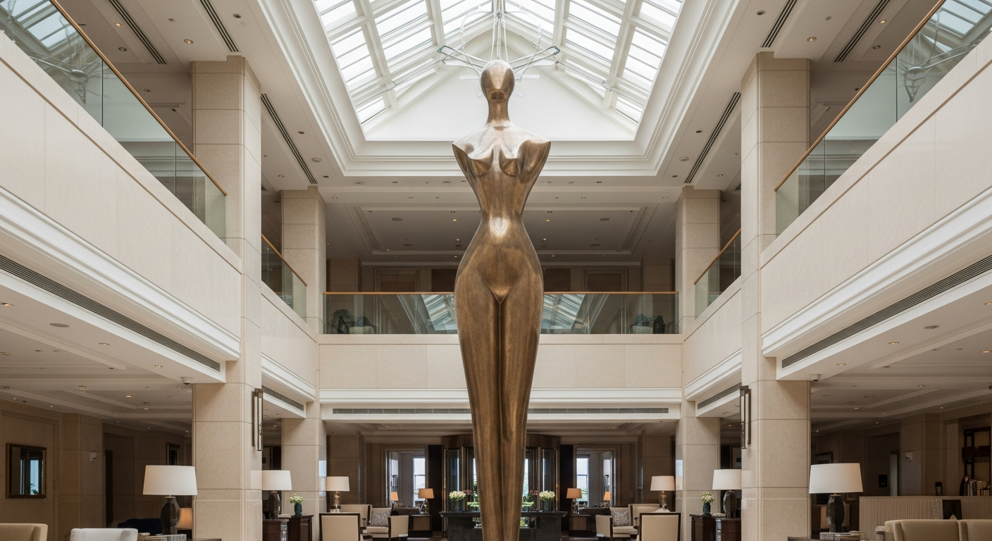 What a Hotel Lobby Sculpture Actually Has to Do - hotel lobby sculpture