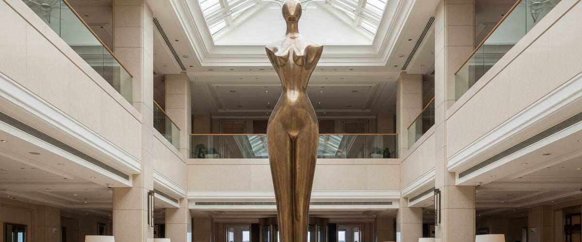 What a Hotel Lobby Sculpture Actually Has to Do - hotel lobby sculpture