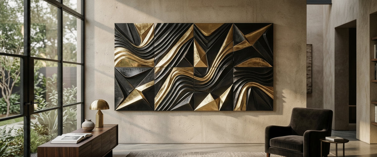 Large 3d Wall Art: How Scale, Light, and Placement Decide Its Impact - large 3d wall