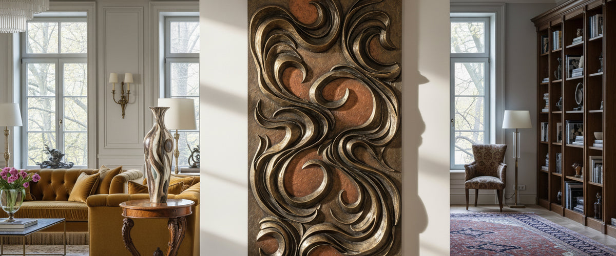 Metal Wall Art That Earns Its Place on a Big Wall - metal wall art