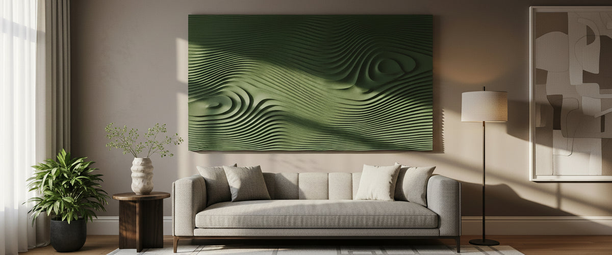 Wall Art For Living Room: When Scale Earns Its Keep - wall art for living room