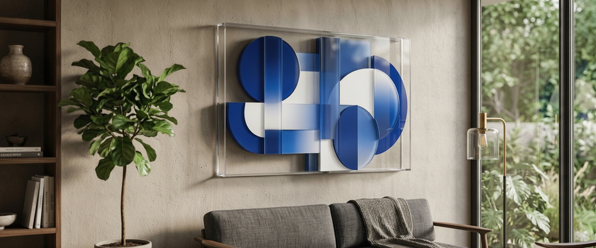 Wexel Art Acrylic: How to Place Floating Acrylic Wall Art so It Actually Reads - wexel art acrylic
