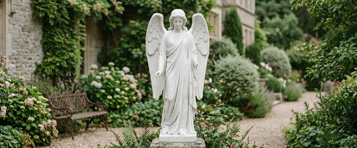 Angel Statues for the Garden: Let the Pose Choose the Spot - angel statues garden