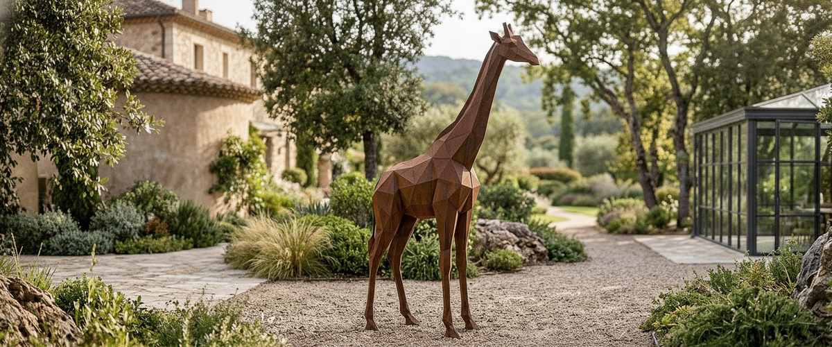 Buying a Metal Garden Giraffe Sculpture? Start at the Neck Weld - metal garden giraffe sculpture