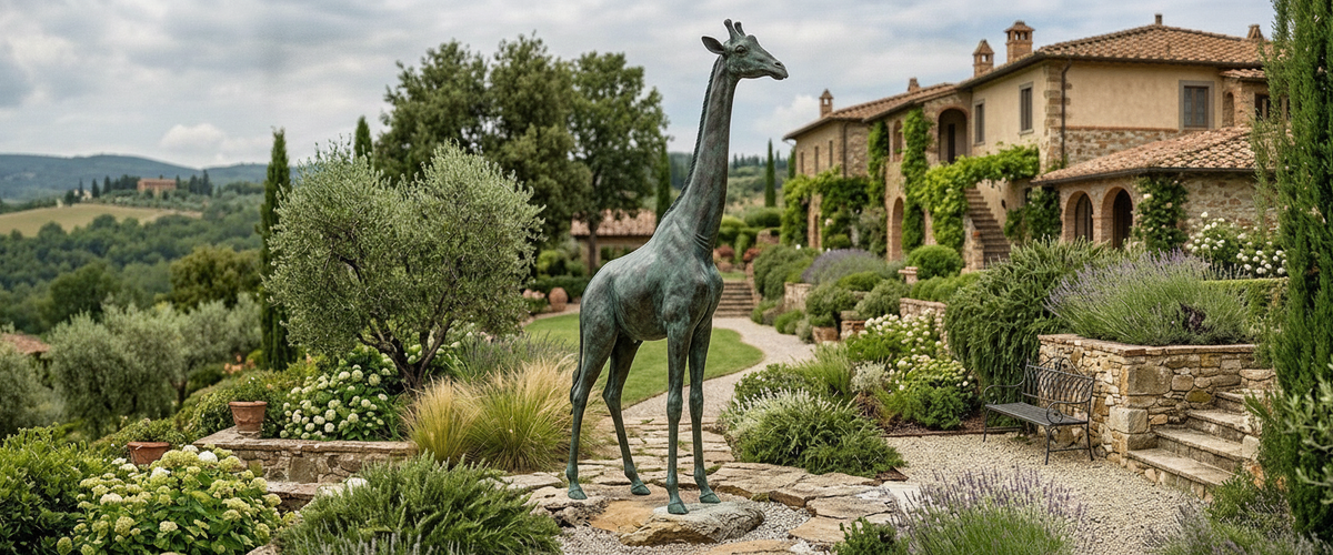 A Giraffe Statue for the Garden: Where Cheap Ones Break First - giraffe statue for garden