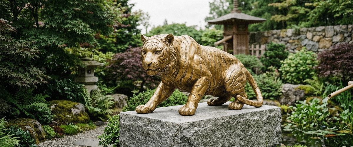 Golden Resin Tiger Statue: How Long Will the Gold Last? - resin tiger statue