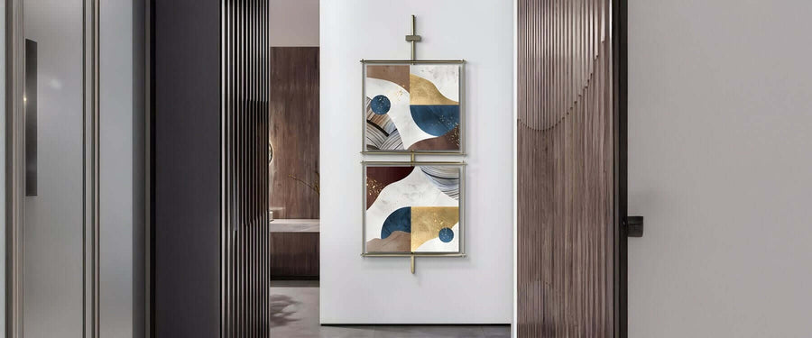 Statement Hallways: Iron Art Paintings for Hard‑to‑Decorate Vertical Spaces