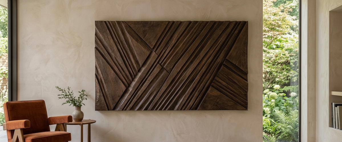 Large Abstract Wall Art for Hallways: Bold Lines Win at Walking Speed - large abstract wall art