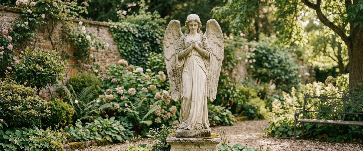 Resin Angel Statues in the Garden: What Chalks, What Cracks, What Lasts - resin angel statues garden