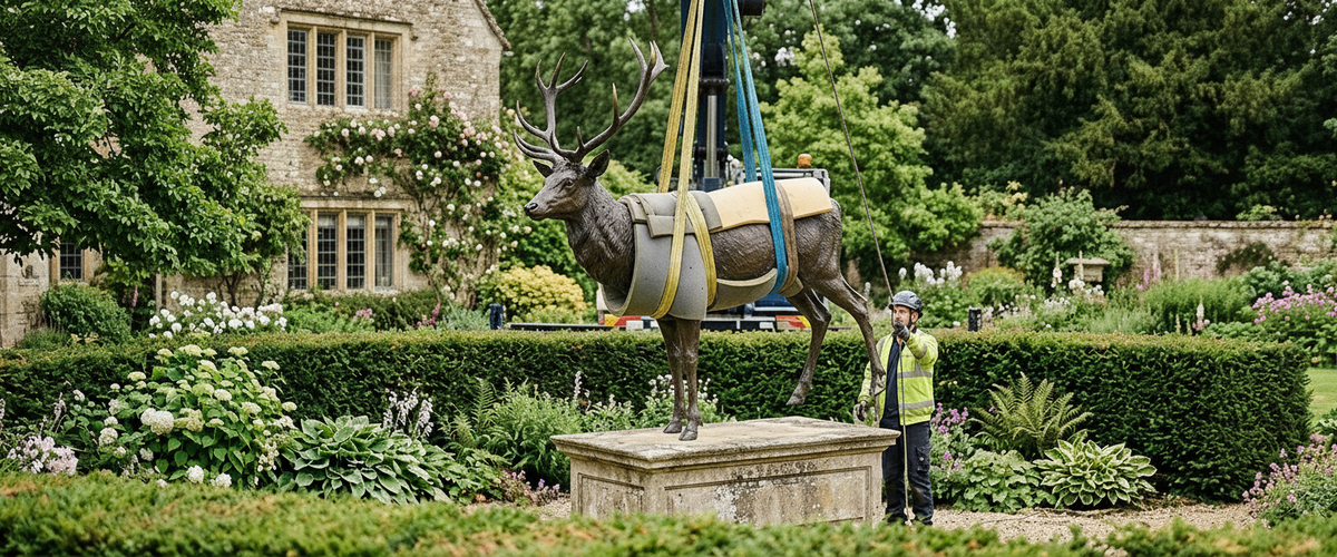 How to Ship a Large Sculpture Without Losing It at the Garden Gate - ship large sculpture
