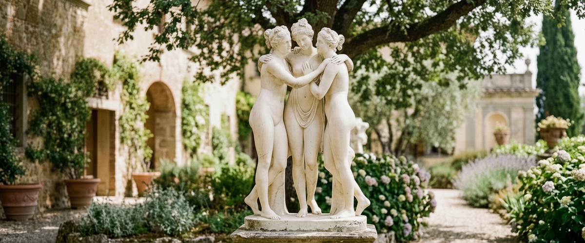 The Three Graces Test: How to Judge a Marble Statue Group - marble statue group