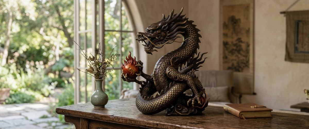 The Wall Behind Your Chinese Dragon Indoor Statue Matters More Than the Plinth - chinese dragon indoor statue