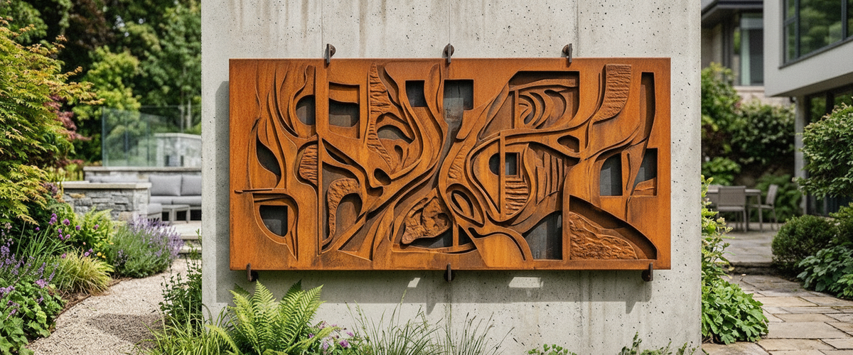 What Large Outdoor Wall Art Looks Like After Ten Winters - large outdoor wall art