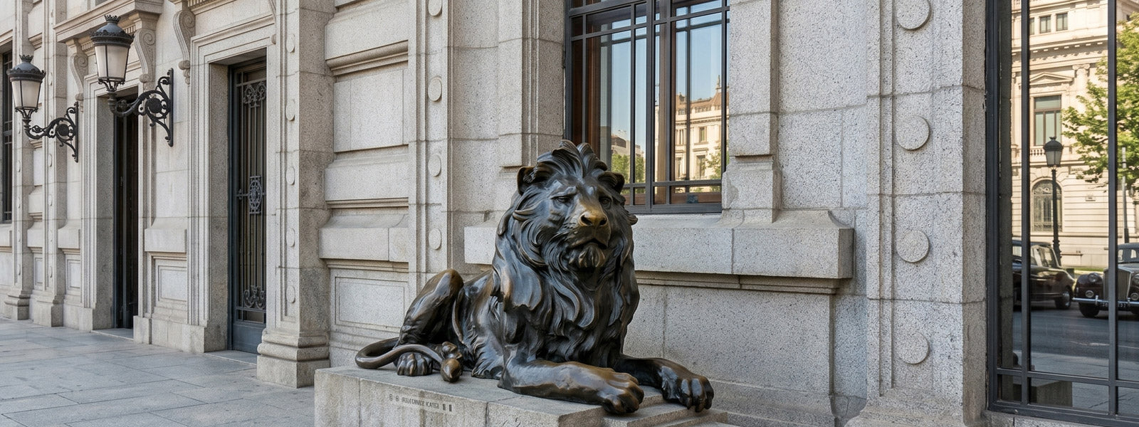 Bronze Lion Statues
