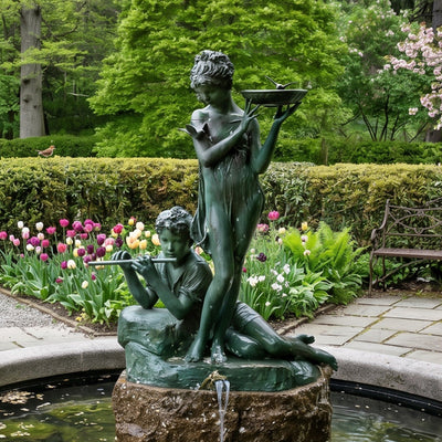 Bronze Garden Statues