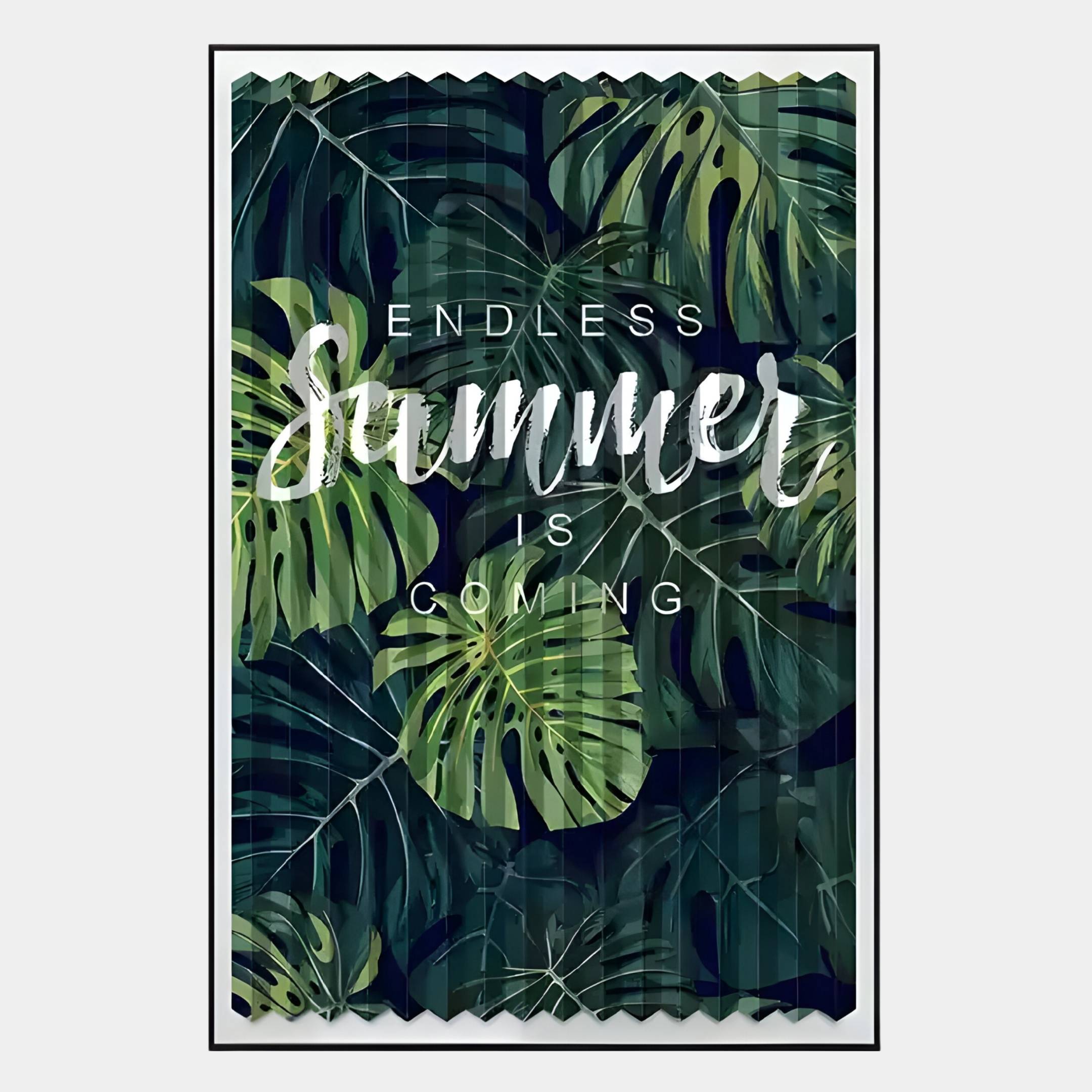 Flutara Endless Summer Folded Acrylic 3D Wall Art