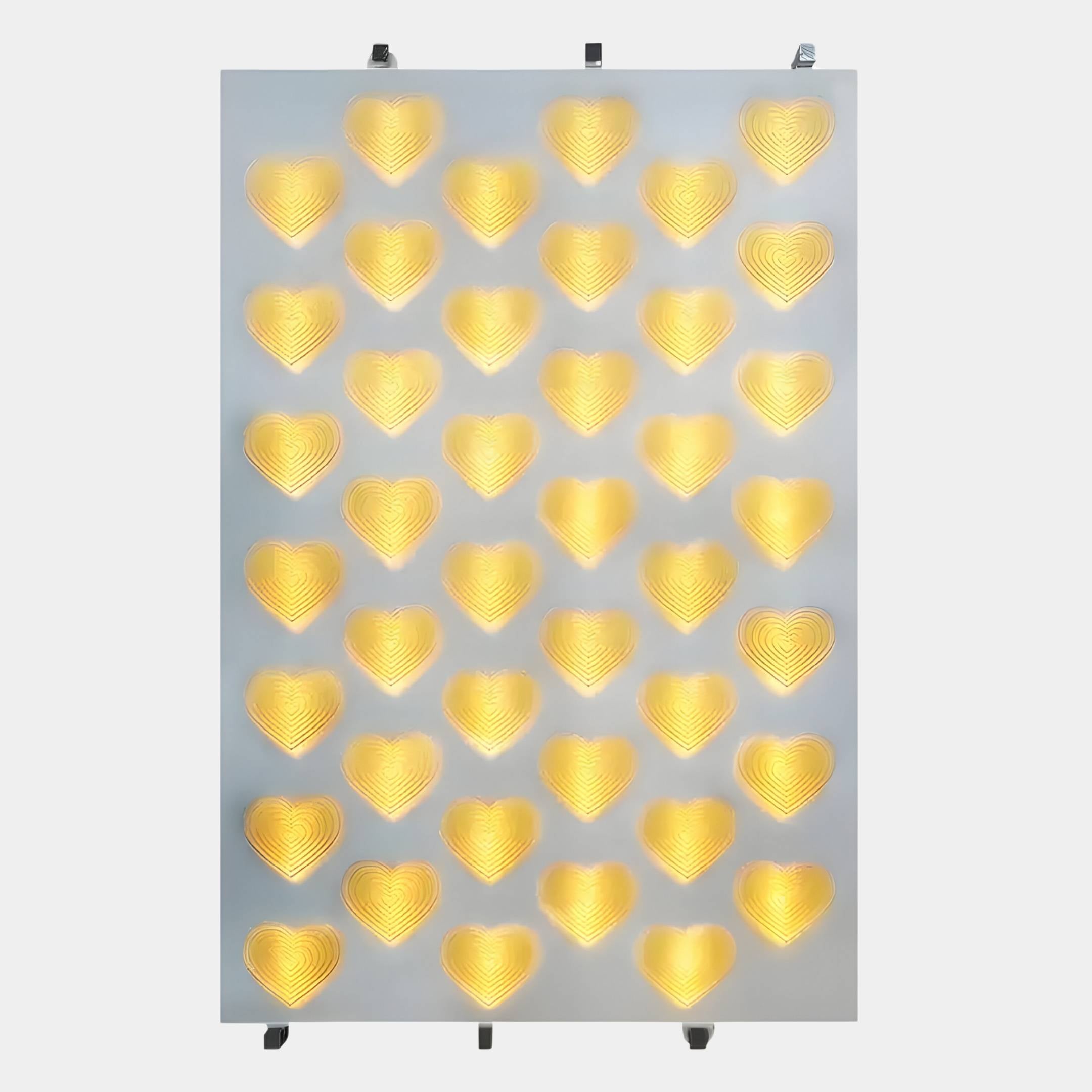 Luminex Glow Heart LED Acrylic 3D Wall Art