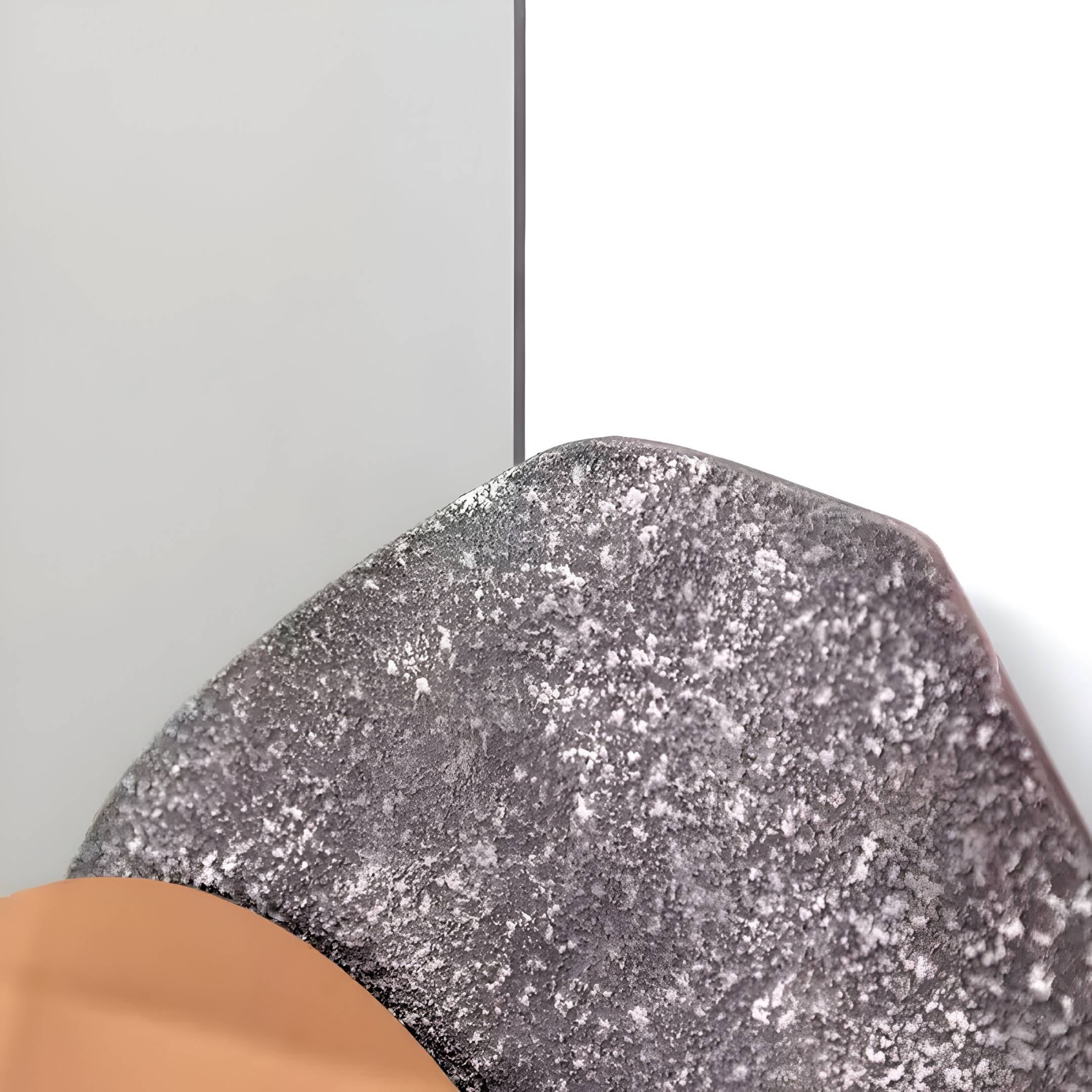 Ravira Mocha & Ice Textured Acrylic Mirror 3D Wall Art