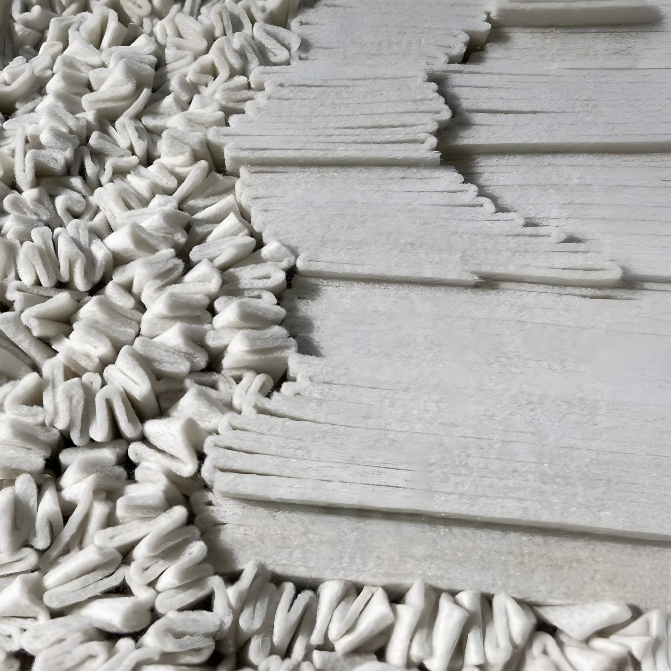 Tessara Ivory Ridge Contour Felt 3D Wall Art