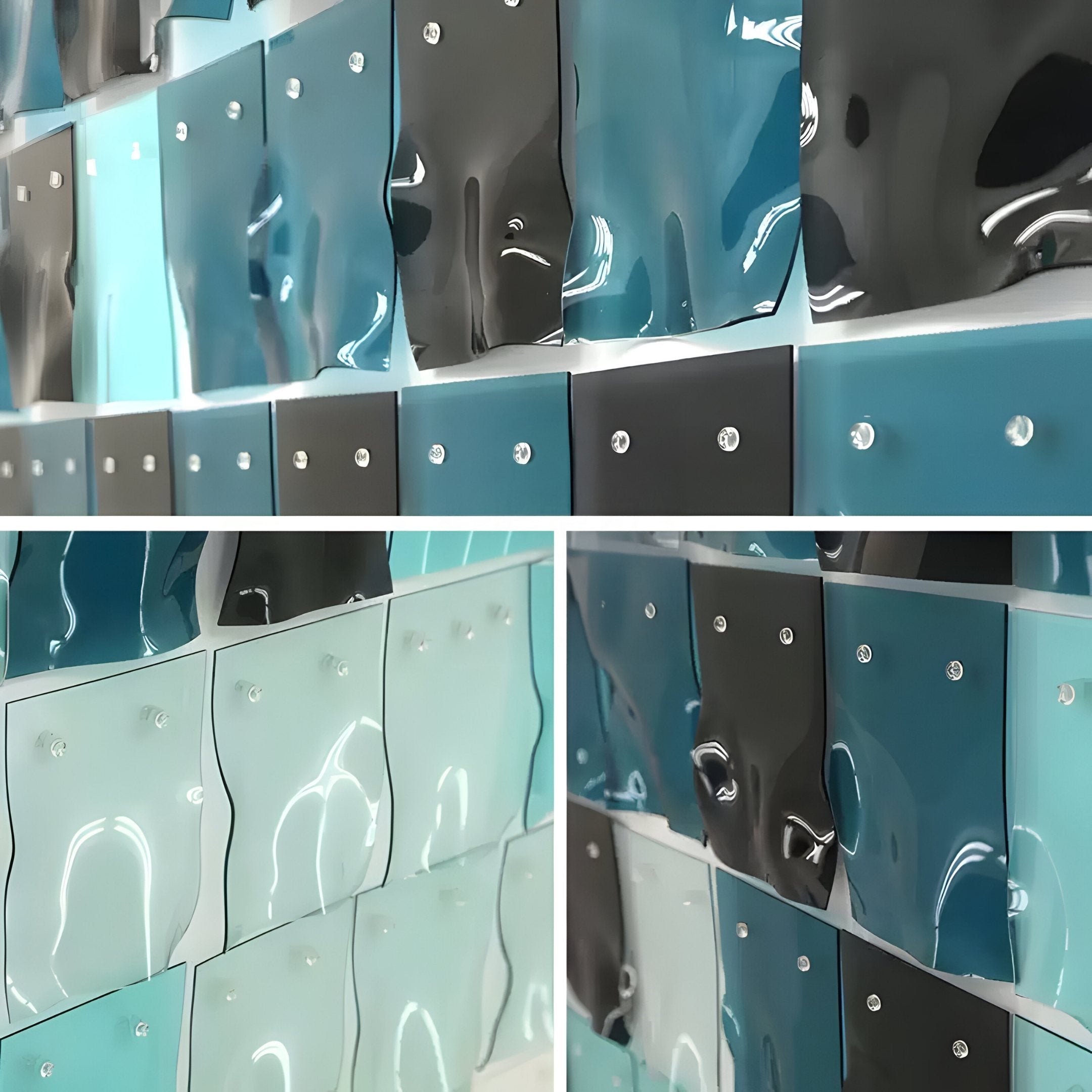 Tessela Ocean Mist Mosaic Acrylic 3D Wall Art