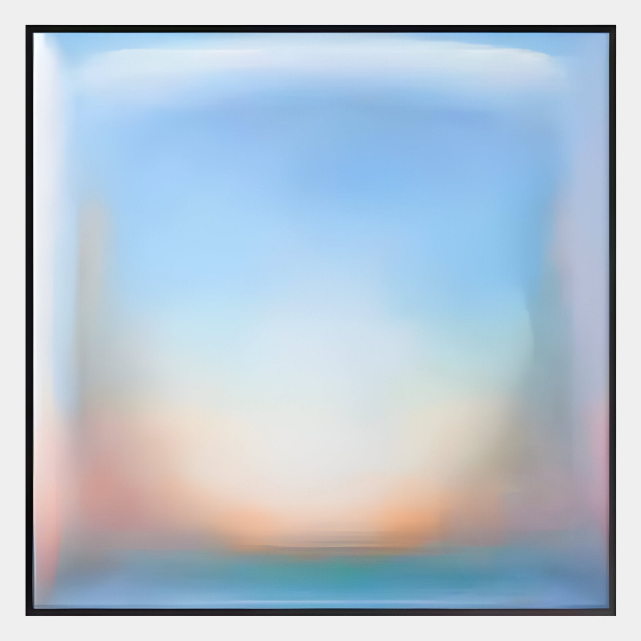 Lumin Celestial Veil Glow Crystal Porcelain Wall Art