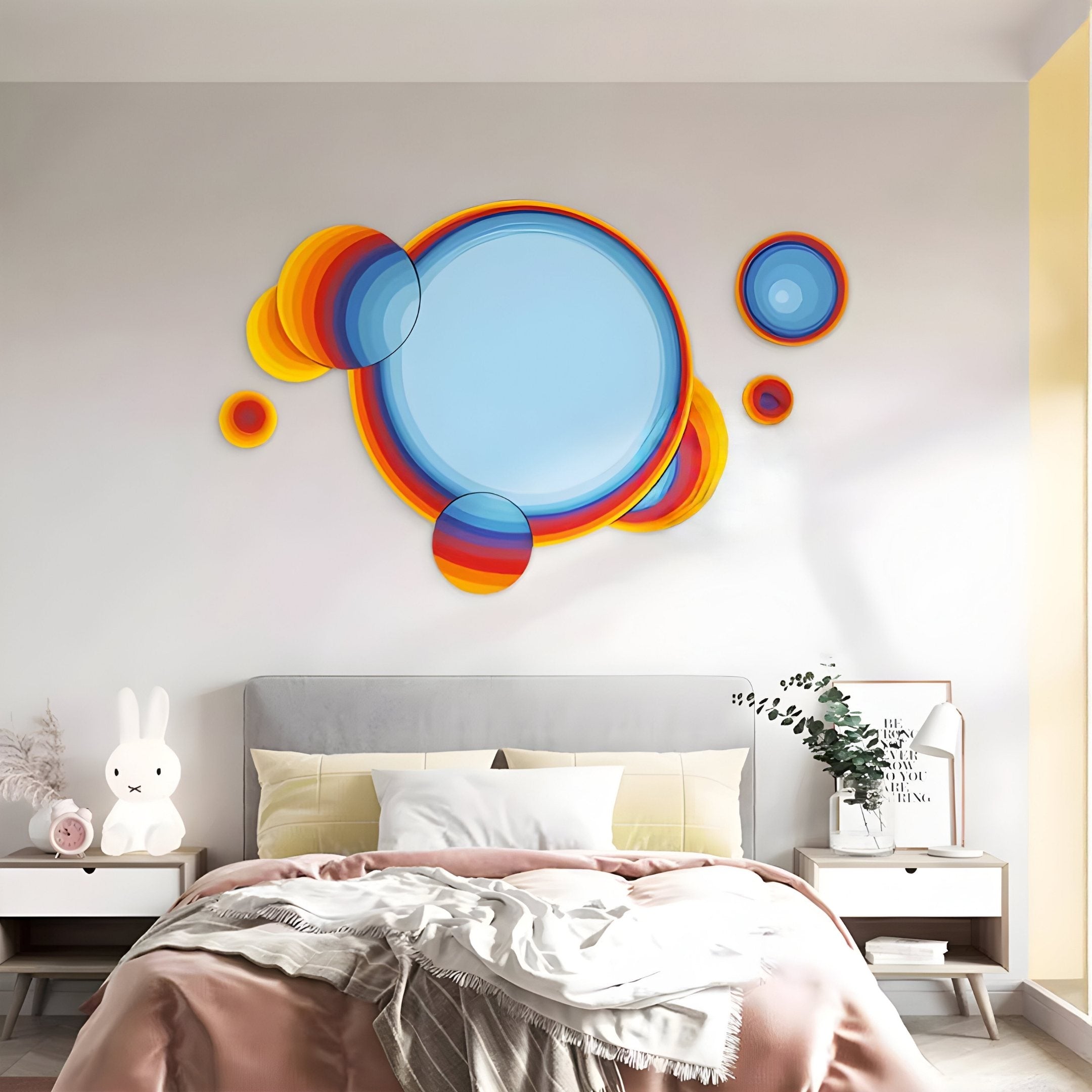 Pulse Layered Orb Composition Acrylic UV Wall Art