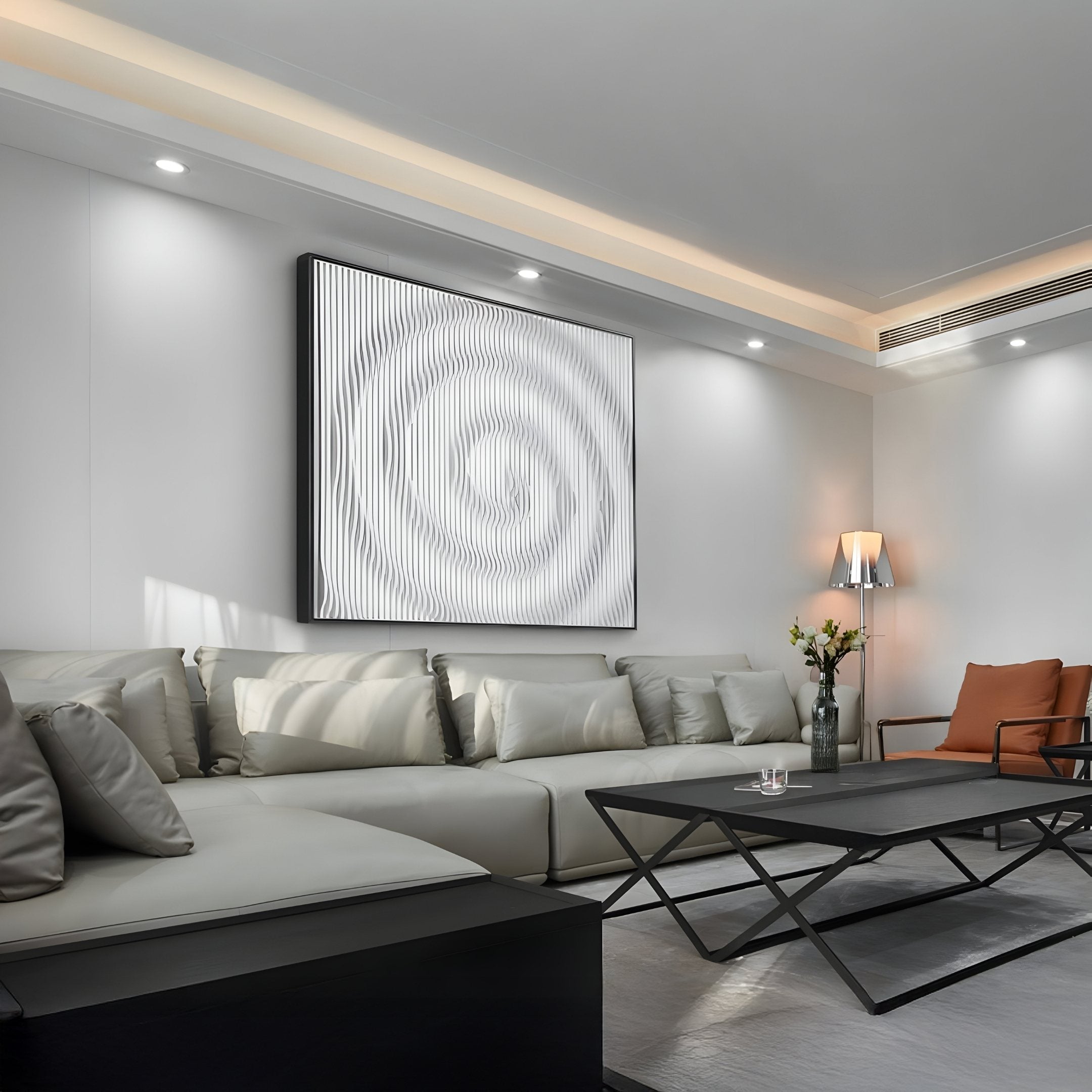 Luna III Spiral Illusion Flow Acrylic 3D Wall Art