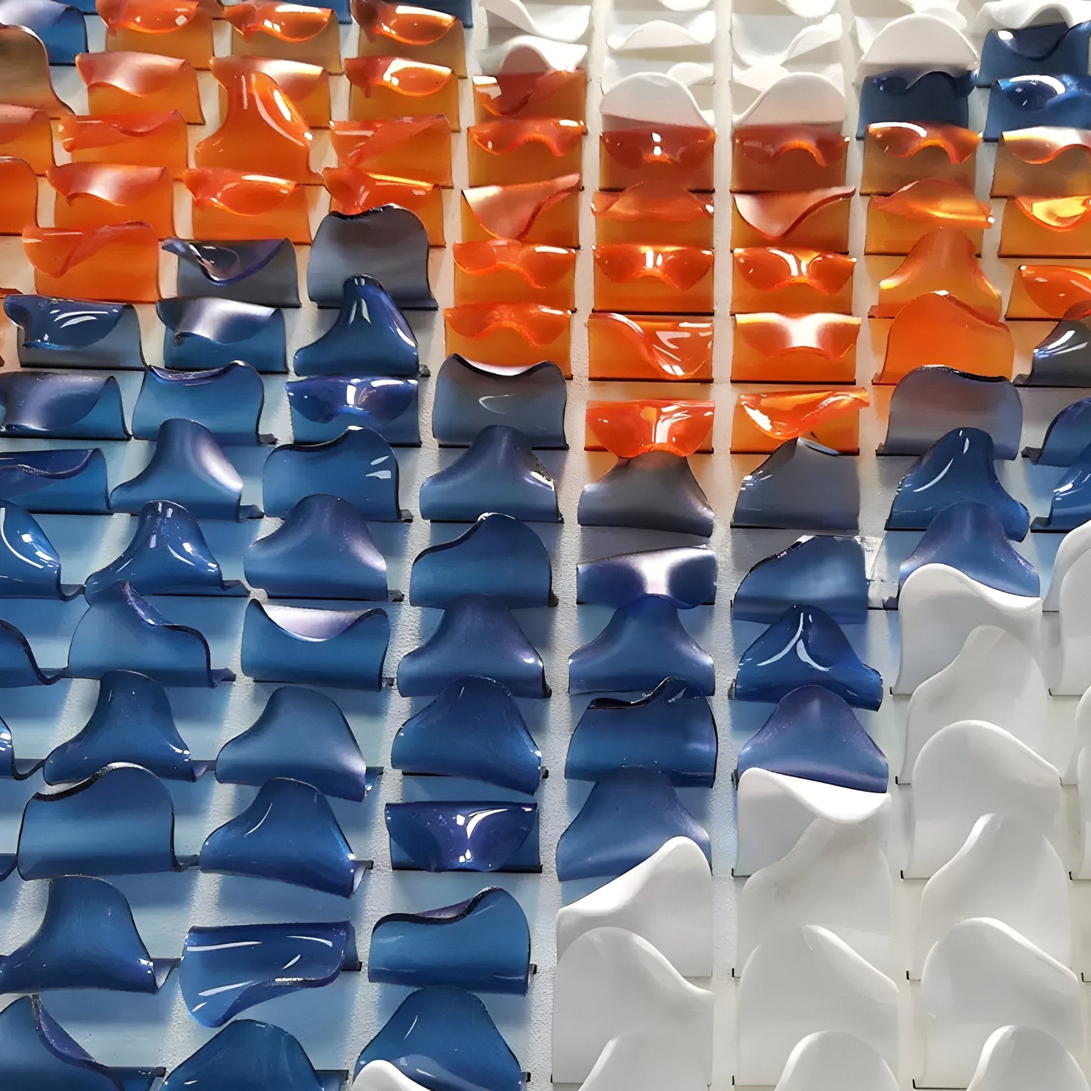 Waveform II Dual Motion Acrylic 3D Wall Art