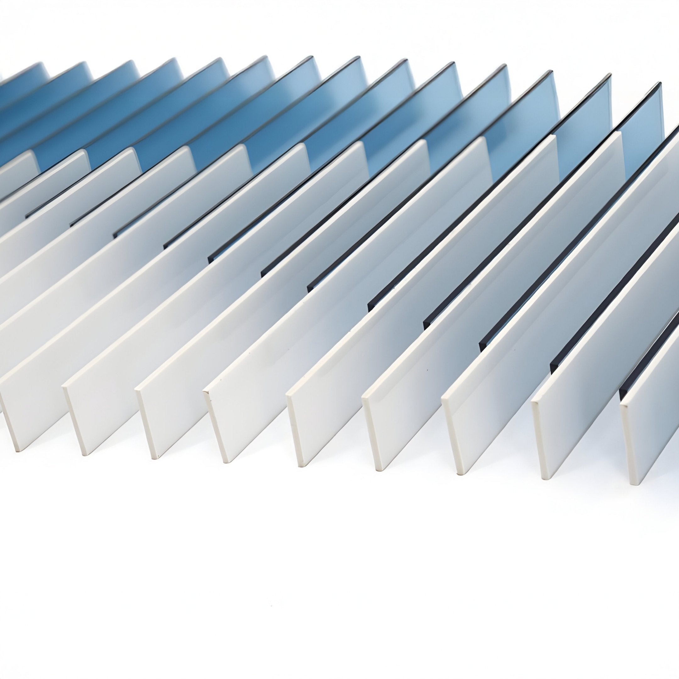 Harmoni Blue Gradient Wave Acrylic 3D Wall Art