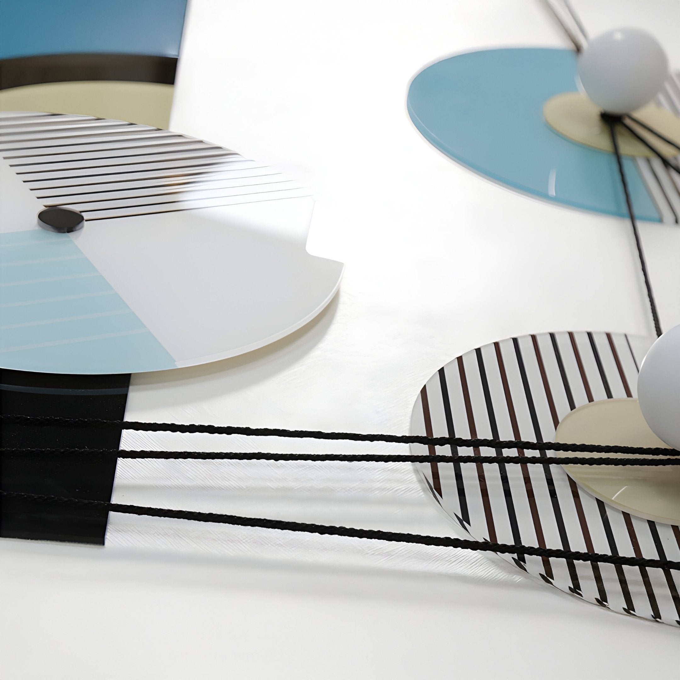Orbit Multicolor Geometric Acrylic 3D Wall Art