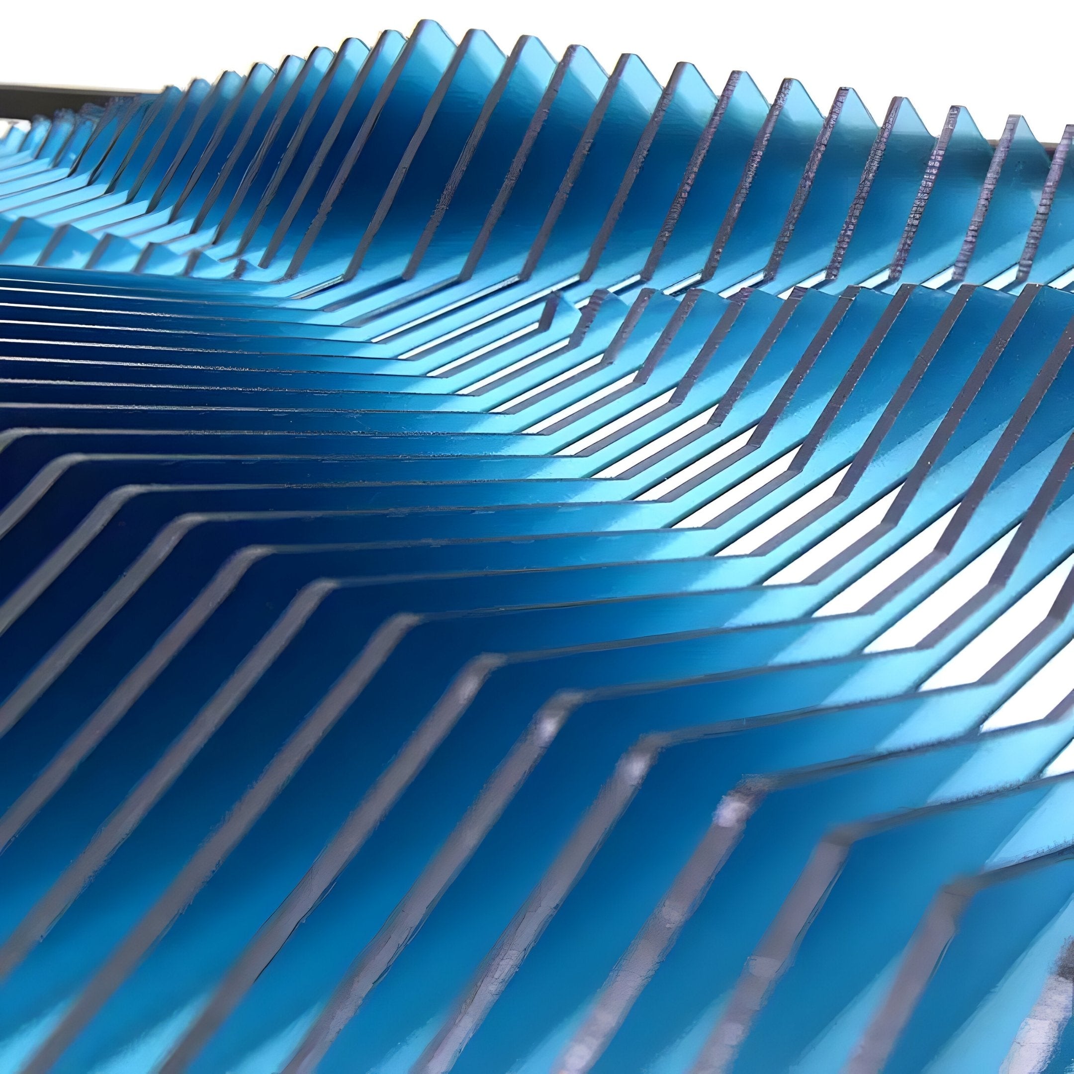 Kinetix Deep Indigo & White Optical Acrylic 3D Wall Art