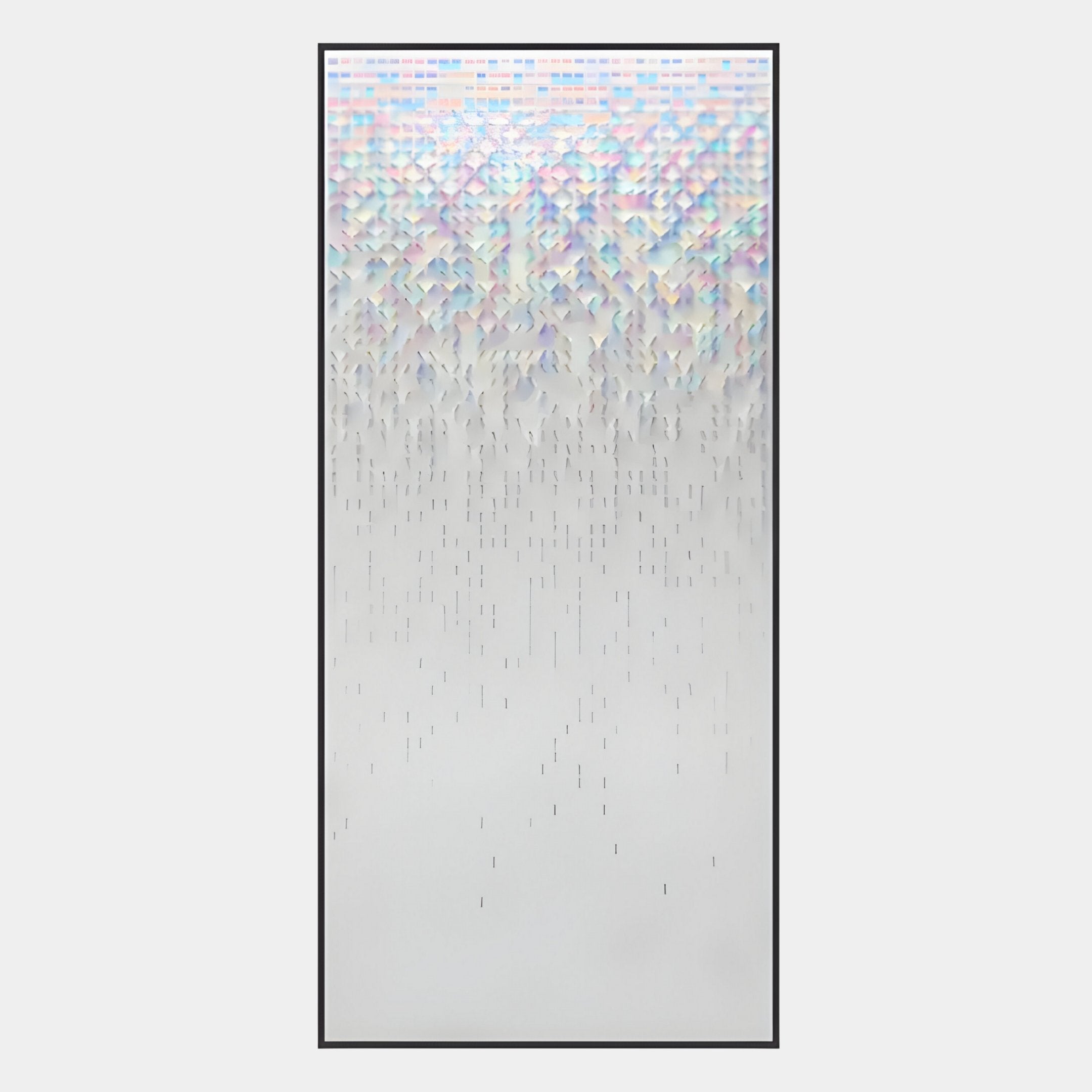 Lucent Iridescent Geometric Fade Acrylic 3D Wall Art