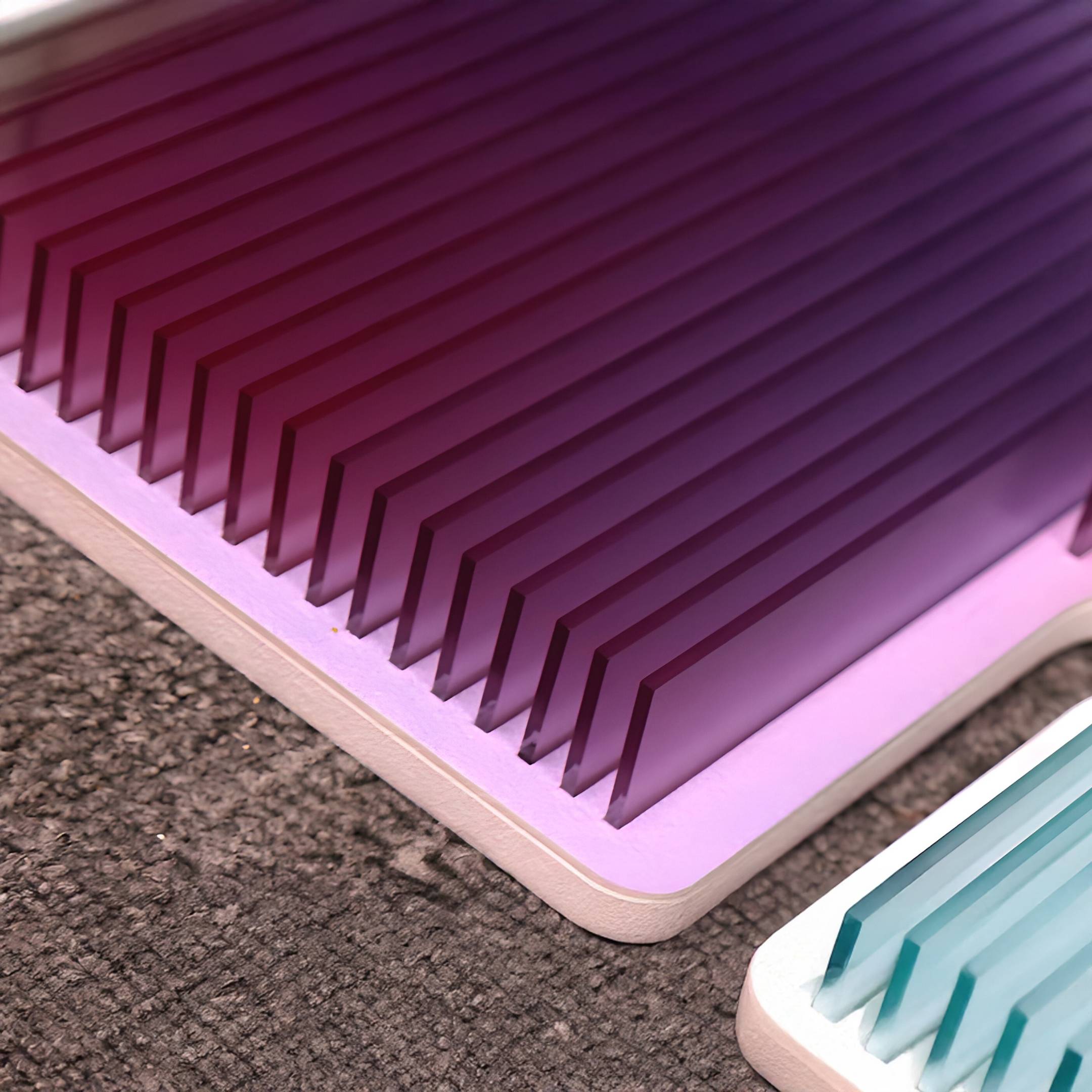Aerivue Vertical Trio Gradient Acrylic 3D Wall Art