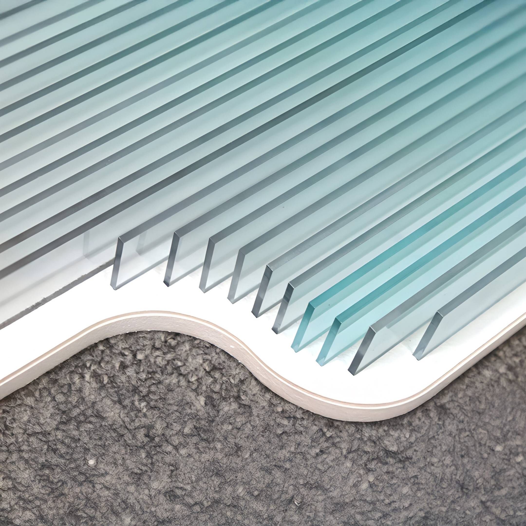 Aerivue Vertical Trio Gradient Acrylic 3D Wall Art