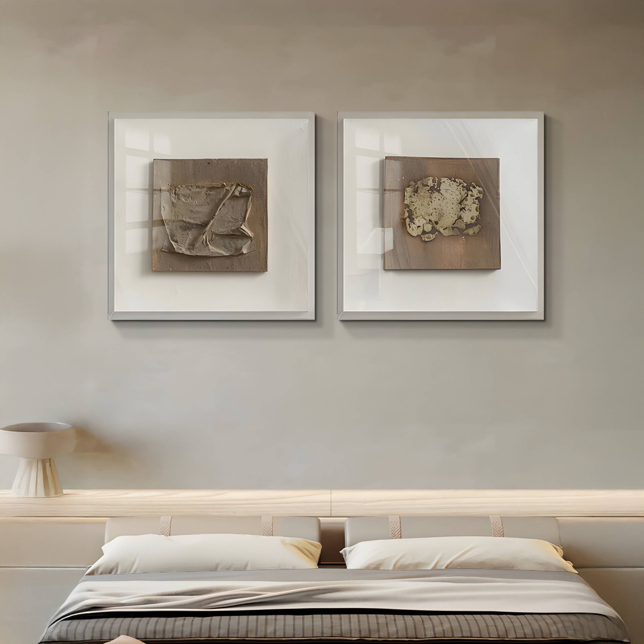 Crustara Weathered Shell Hand Painted Wall Art