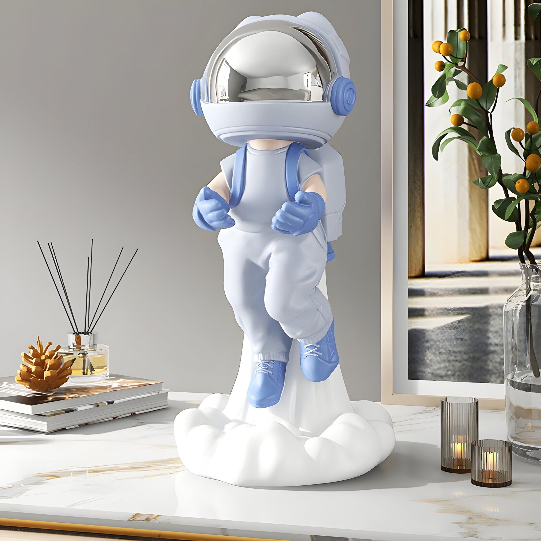 Cosmic Sky Blue Astronaut Lift-Off Mini Figure - 30cm