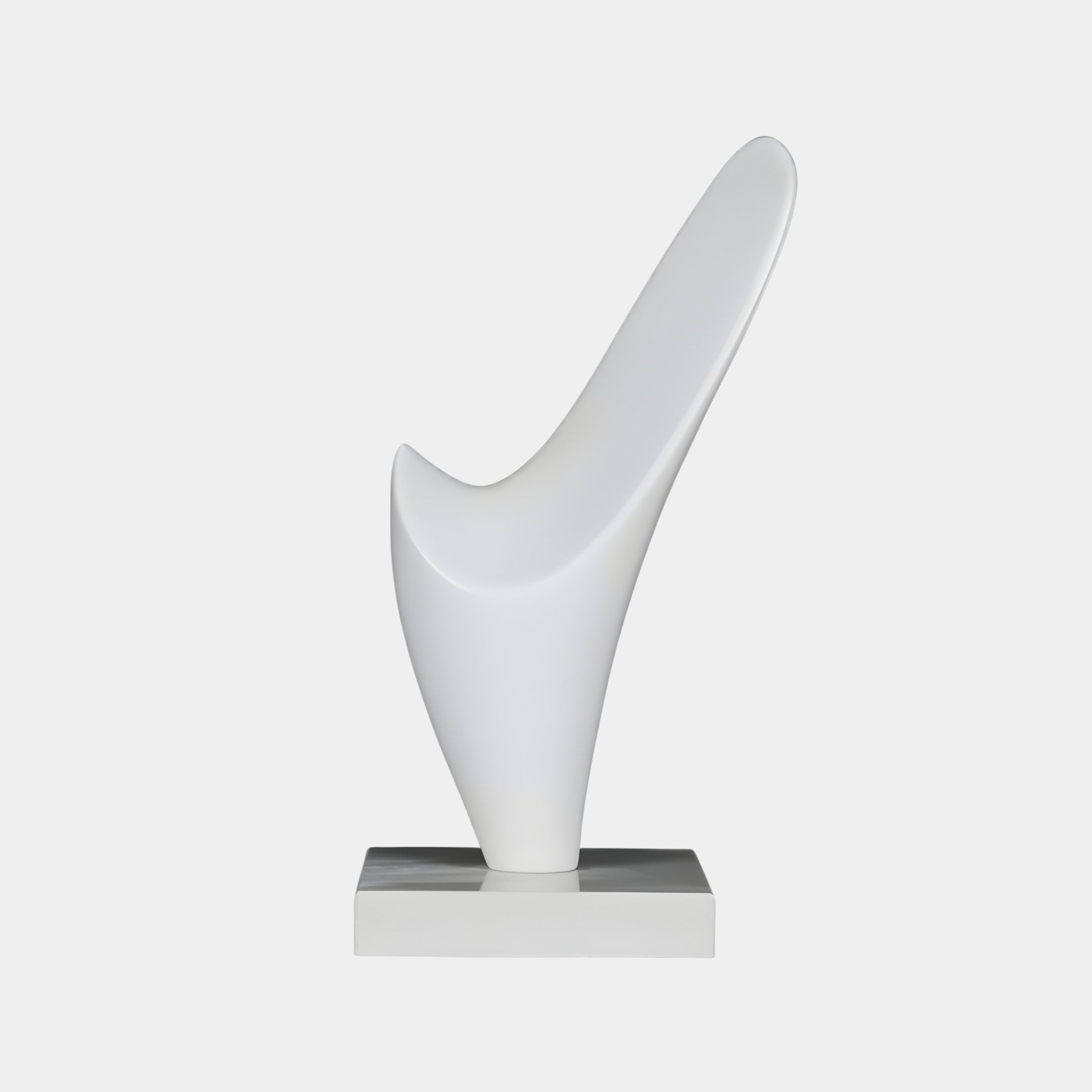 White Spire White Wave Sculpture - 40cm