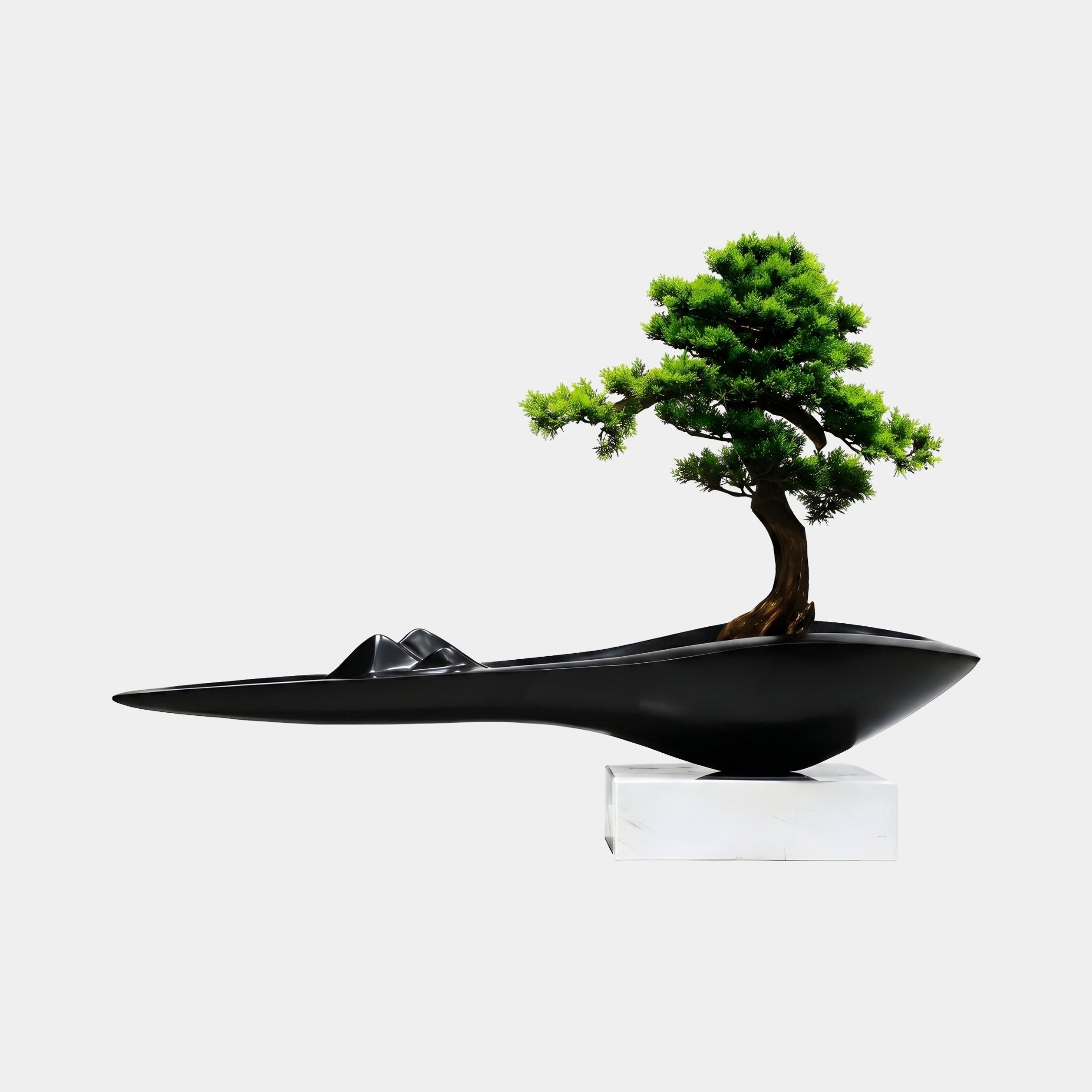 Still Garden Green & Black Bonsai Sculpture - 95cm