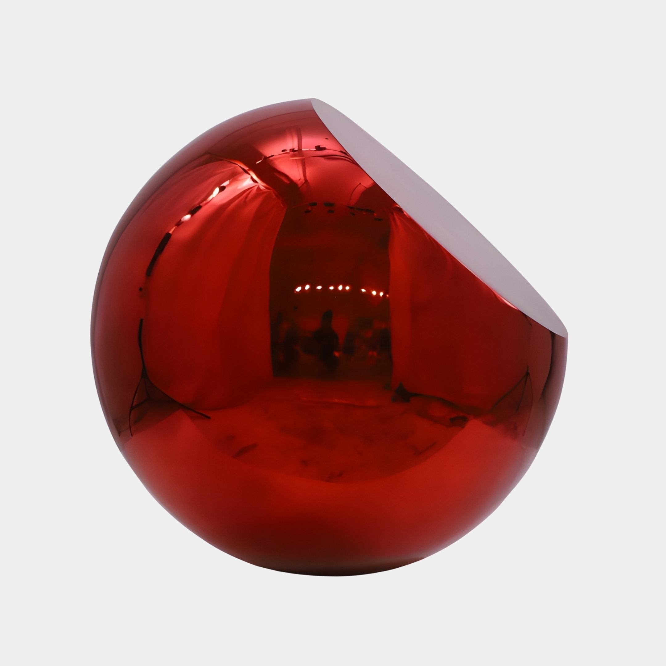 Cedric Red Abstract Sculpture - 100cm