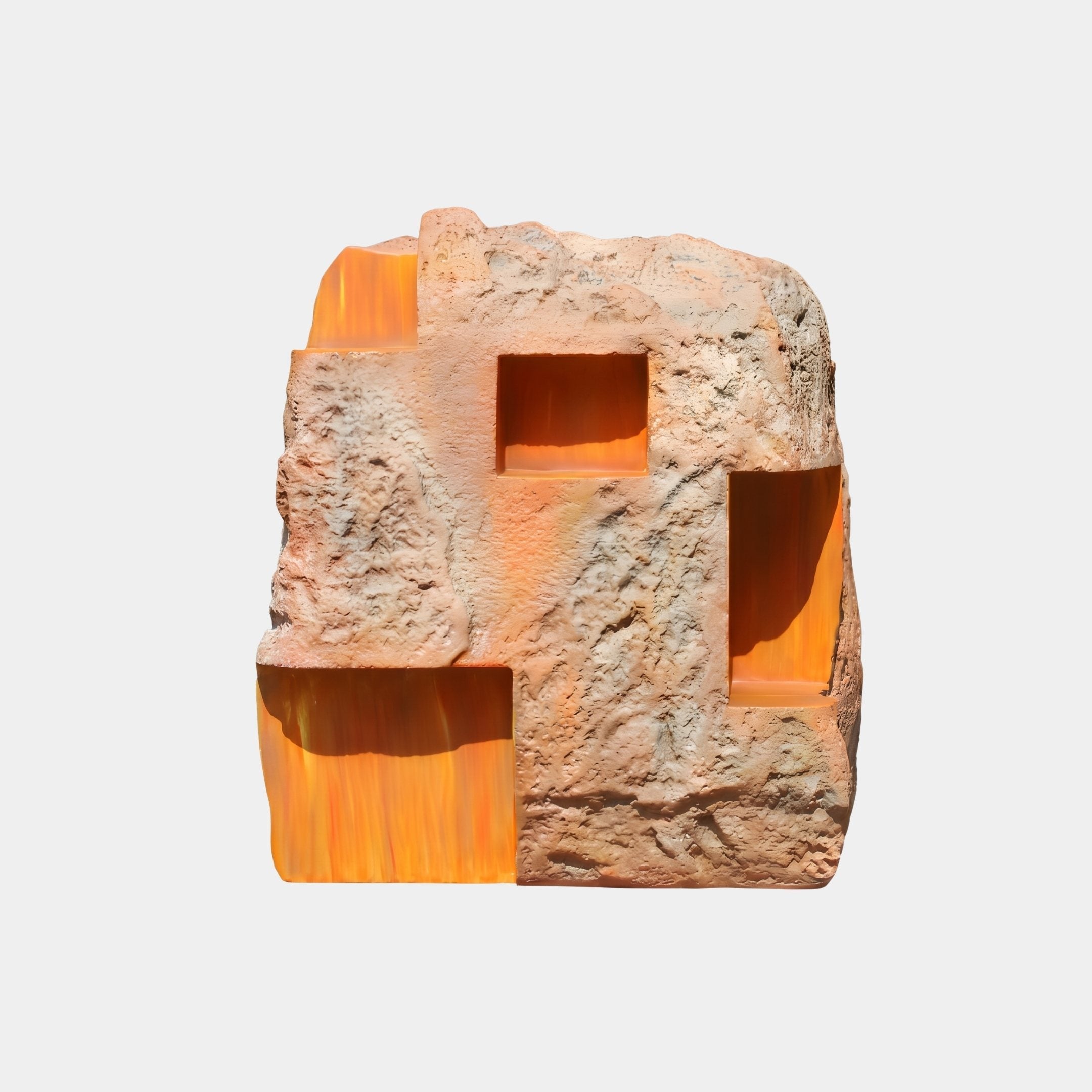 Coppice Beige Abstract Sculpture - 105cm